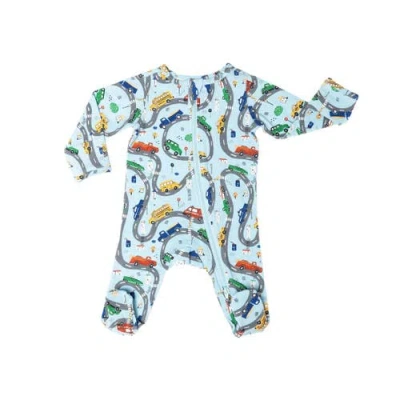 NORANI NORANI ORGANIC COTTON ZIP FOOTIE