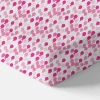 Norani Organic Fitted Crib Sheet In Pink Balloons