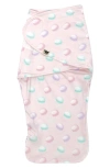Norani Print Swaddle Blanket In Pink/ Mint