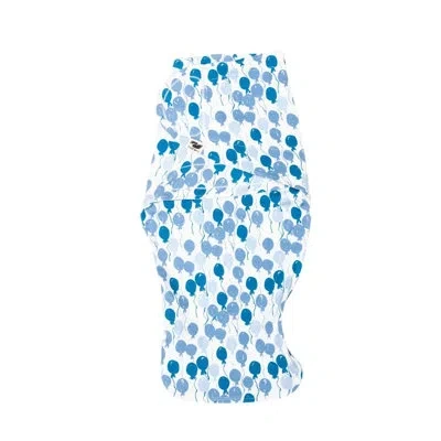 Norani Snugababe Swaddle Sleep Pod - Blue Balloons, Large 14-18 Lbs