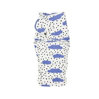 Norani Snugababe Swaddle Sleep Pod - Blue Clouds, Small 7-14 Lbs