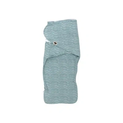 Norani Snugababe Swaddle Sleep Pod - Green Stripes, Small 7-14 Lbs