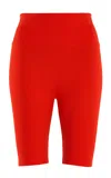 Norba Bike Jersey High-rise Shorts In Orange