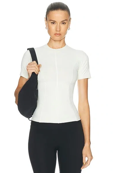 Norba Contour Tee In Ivory