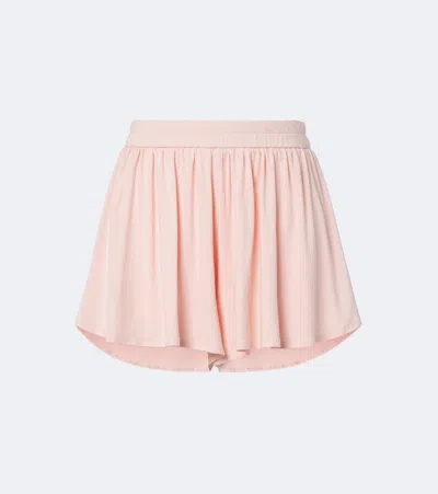 Norba Kiki Jersey Shorts In Pink