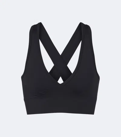 Norba Racerback Sports Bra In Black