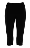 Norba Romeo Jersey Capri Pants In Black