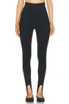 Norba Stirrup Legging In Black