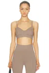 Norba Strappy Bralette In Brown