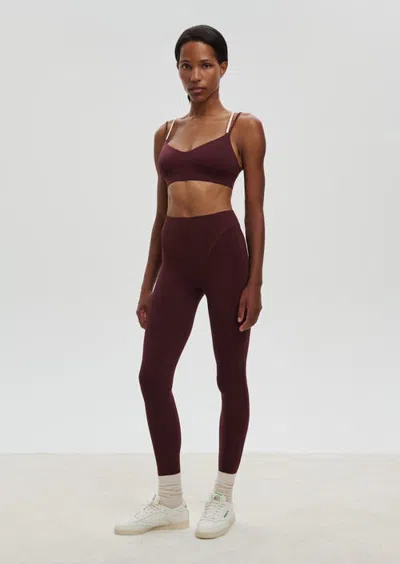 Norba Strappy Bralette In Burgundy