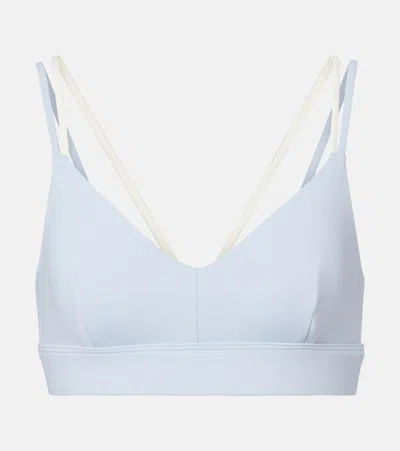 Norba Strappy Sports Bra In Blue