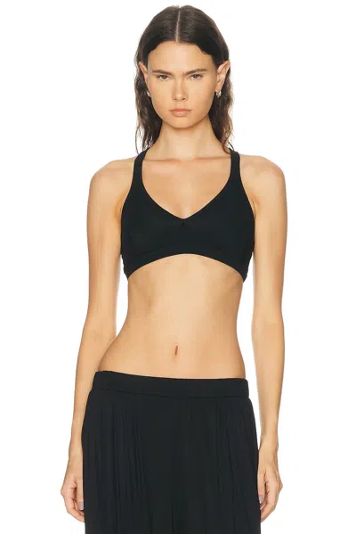 Norba Triangle Sports Bra In Black