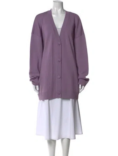 Pre-owned Norba V-neck Sweater In Purple
