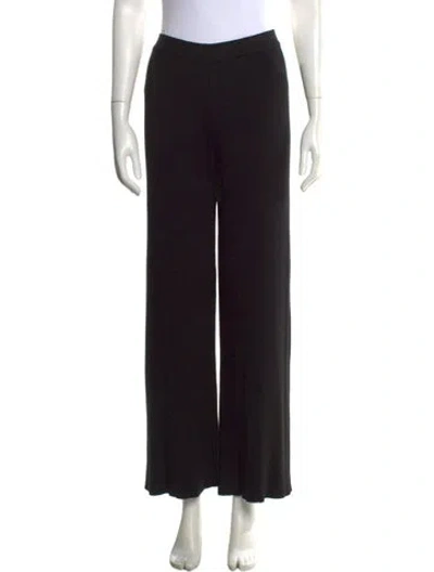 Pre-owned Norba Wide Leg Pants In Black