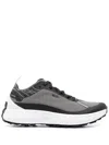 Norda 001 Cinder Mesh-knit Sneakers In Black