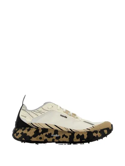 Norda 001a Abyss Camouflage-print Sneakers In Yellow