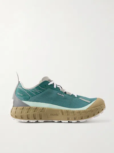Norda Horizon 001 Seamless Bio-dyneema Trail Sneakers In Brown