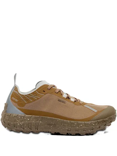 Norda 001a Mesh-panel Sneakers In Brown