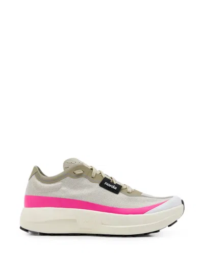 Norda 005 Contrast-trim Sneakers In White