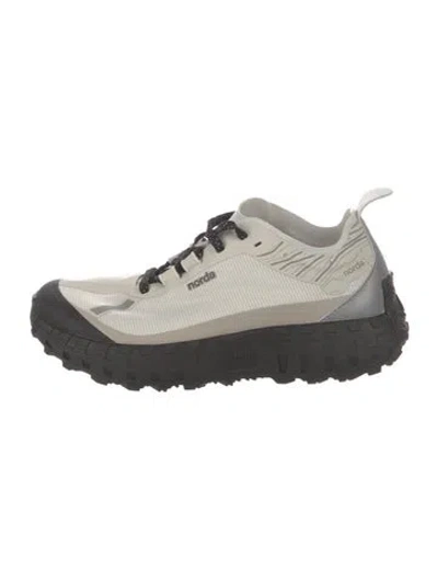Pre-owned Norda Animal Print Athletic Sneakers In Black