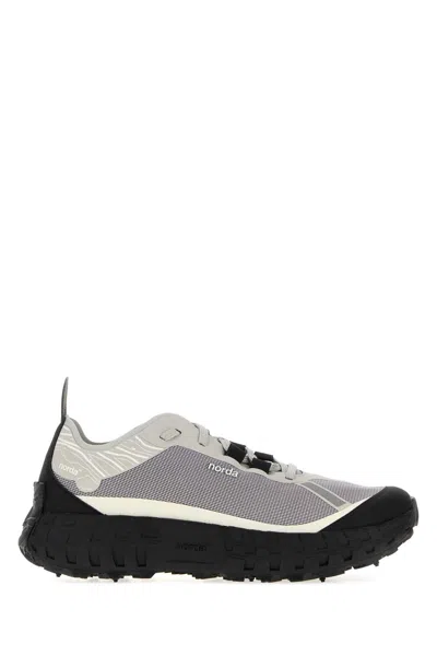 Norda Bio-dyneema Knit Sneakers In Pewter
