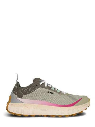 Norda Breathable Mesh Sneakers With Dyneema Upper In Gray