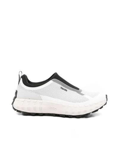 Norda Mesh-panelled Slip-on Sneakers In White