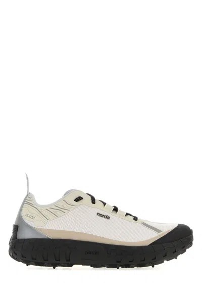 Norda Multicolor Canvas 001a Sneakers In White