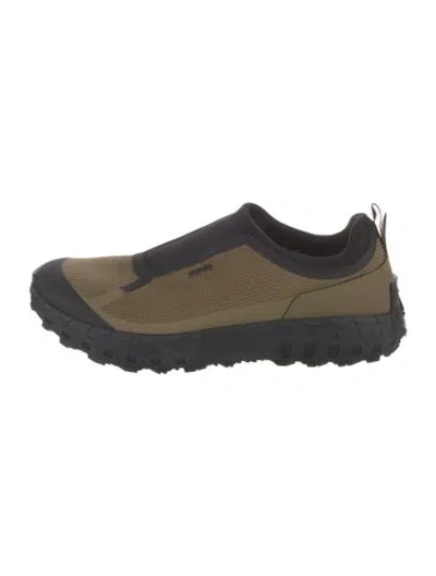 Pre-owned Norda Nylon Colorblock Pattern Athletic Sneakers In Black