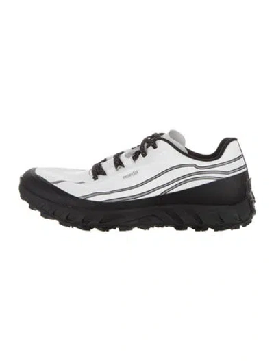 Pre-owned Norda Nylon Striped Athletic Sneakers In Grey