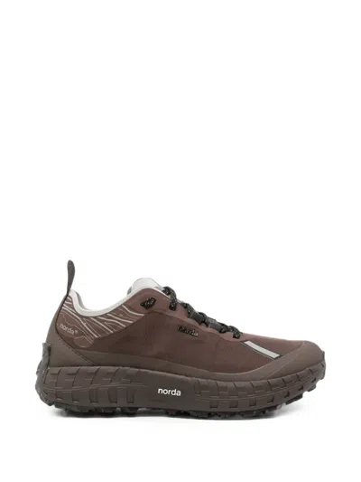 Norda Panelled Sneakers In Brown