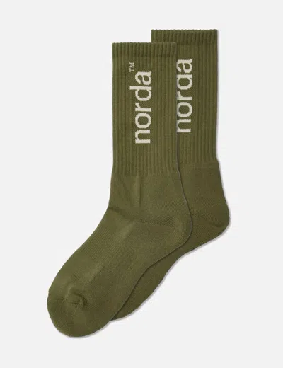 Norda Retro Sock In Green