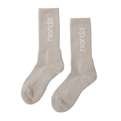 Norda Retro Socks Grey In Black