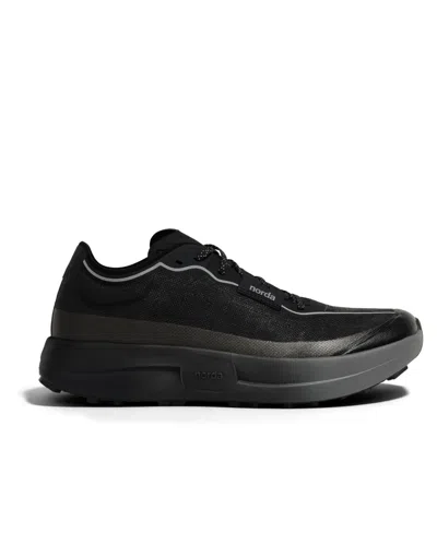 Norda Stealth Black Bio-circular Dyneema Trail Sneakers