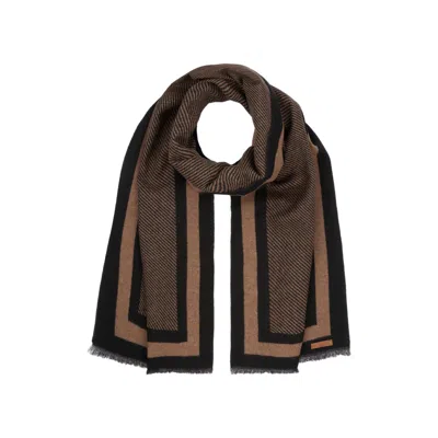 Nordbron Men's Brown Loes Camel Scarf