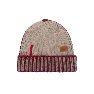 Nordbron Men's Emey Brick Red Beanie