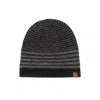 Nordbron Men's Largas Black Beanie