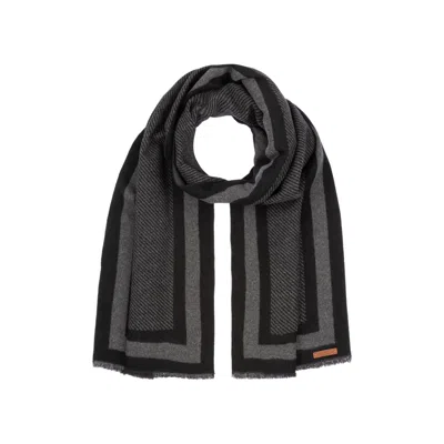 Nordbron Men's Loes Black Scarf