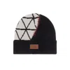 Nordbron Men's Pegas Black Beanie