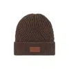 Nordbron Men's Tukerna Brown Beanie