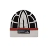 Nordbron Men's White Brophy Cream Beanie
