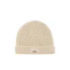 Nordbron Men's White Cuat Cream Beanie