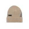 Nordbron Men's White Davis Beige Beanie