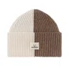 Nordbron Men's White Marton Cream Beanie