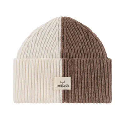 Nordbron Men's White Marton Cream Beanie