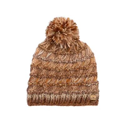 Nordbron Women's Brown Cherly Autumn Leaf Beanie