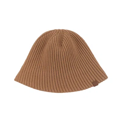 Nordbron Women's Brown Erle Knit Camel Bucket