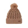 Nordbron Women's Brown Giada Camel Beanie