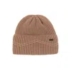 Nordbron Women's Brown Perf Camel Beanie
