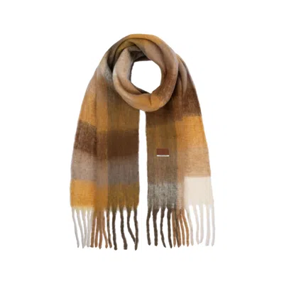 Nordbron Women's Brown Setoon Camel Scarf